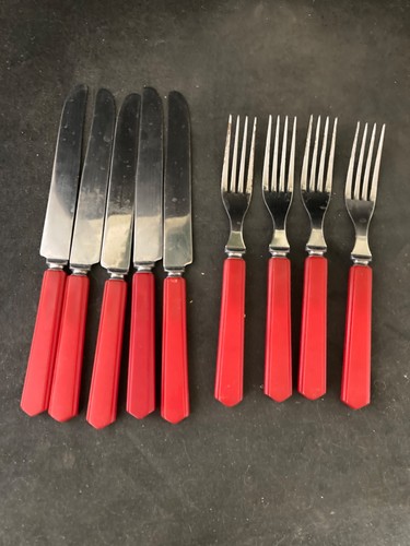 Bakelite knives and - and, forks