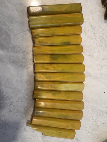 Vintage bakelite marble green - vintage,