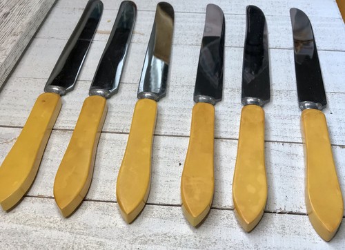 Vtg butterscotch bakelite - 6,