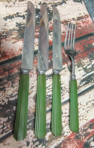 Bakelite lot stainless - of,