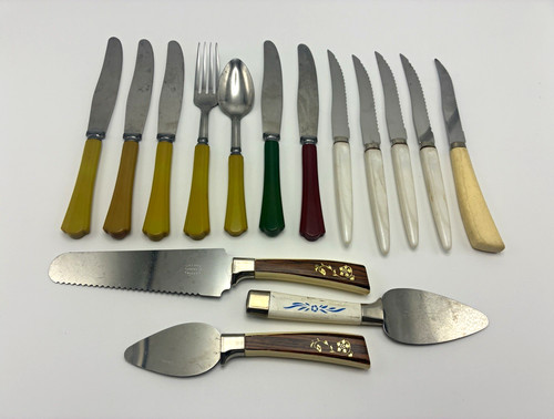 Vtg cutlery flatware lot - vtg,