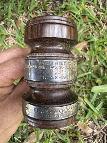 1930 gavel silver band - 1930's,