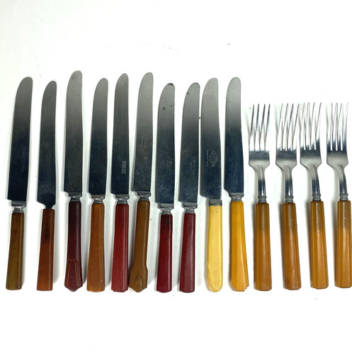 Vtg bakelite flatware - vtg,