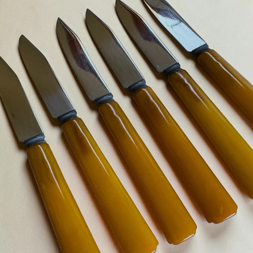 Vintage set butterscotch - vintage,