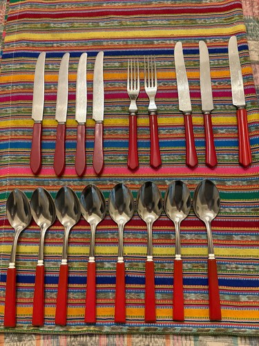 Lot vintage red - red, bakelite