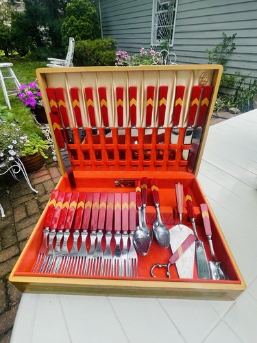Antique art deco - antique, red
