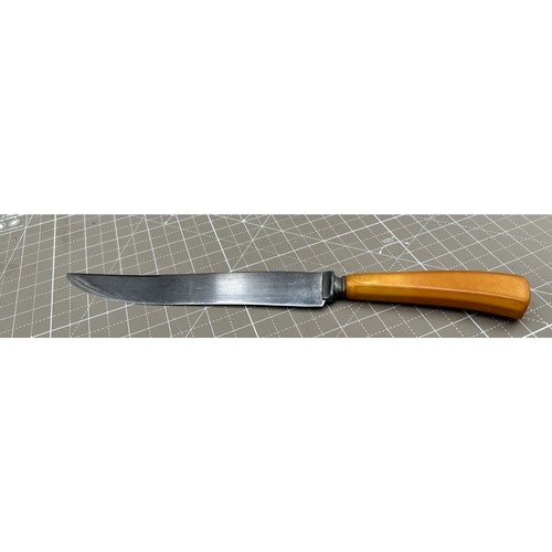 Vintage bakelite carving knife - vintage,